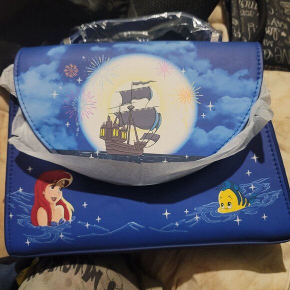 Disney Lounge fly little mermaid purse only been taken out of plastic to take ph - Picture 3 of 3